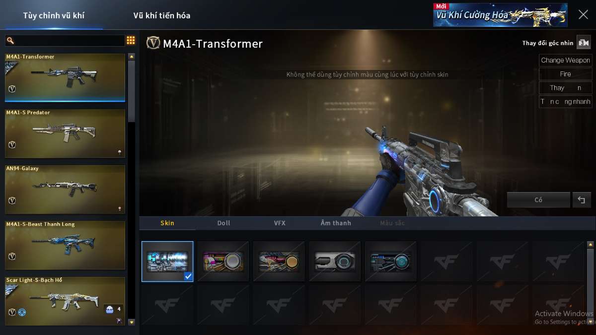 shop acc cf uy tin gia re